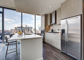 Well equipped eat-in kitchen